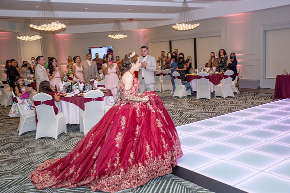 Astrid Cuevas Sweet 16 celebration at Azar Event Center in Whitt