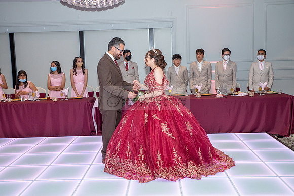 Astrid Cuevas Sweet 16 celebration at Azar Event Center in Whitt