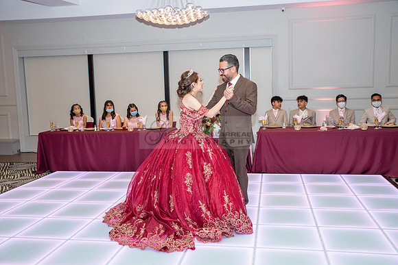 Astrid Cuevas Sweet 16 celebration at Azar Event Center in Whitt