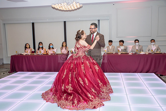 Astrid Cuevas Sweet 16 celebration at Azar Event Center in Whitt