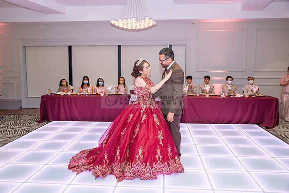 Astrid Cuevas Sweet 16 celebration at Azar Event Center in Whitt