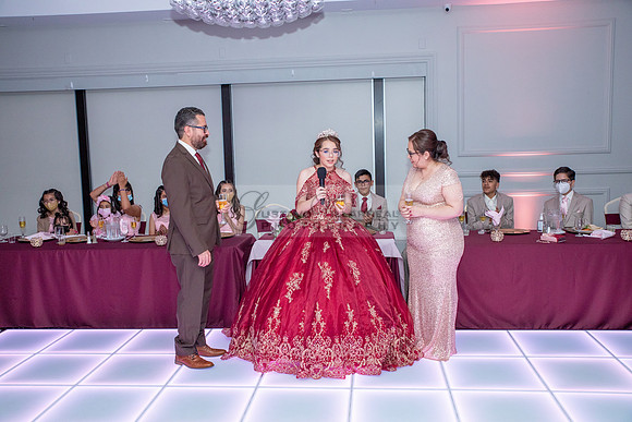 Astrid Cuevas Sweet 16 celebration at Azar Event Center in Whitt
