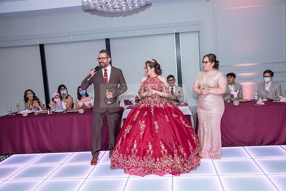 Astrid Cuevas Sweet 16 celebration at Azar Event Center in Whitt