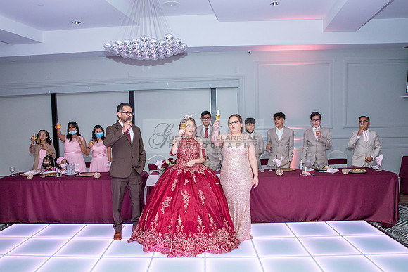 Astrid Cuevas Sweet 16 celebration at Azar Event Center in Whitt