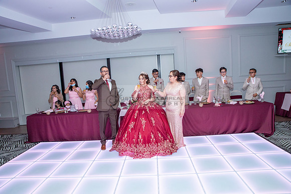 Astrid Cuevas Sweet 16 celebration at Azar Event Center in Whitt