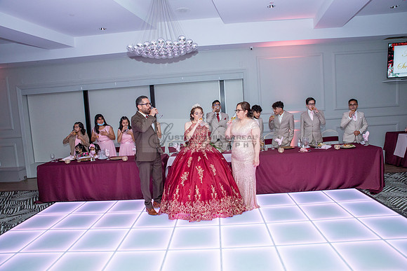 Astrid Cuevas Sweet 16 celebration at Azar Event Center in Whitt