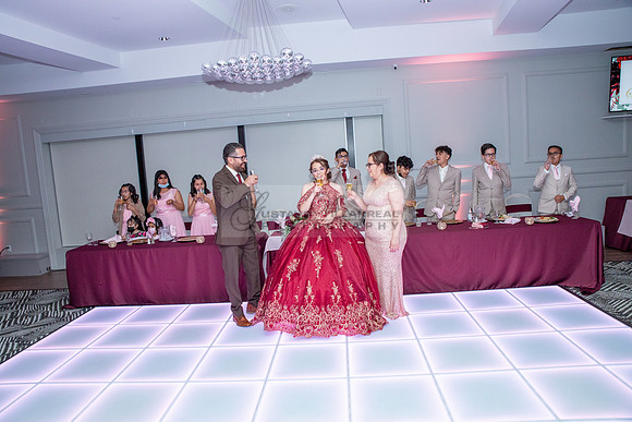 Astrid Cuevas Sweet 16 celebration at Azar Event Center in Whitt