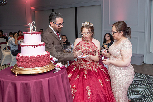 Astrid Cuevas Sweet 16 celebration at Azar Event Center in Whitt