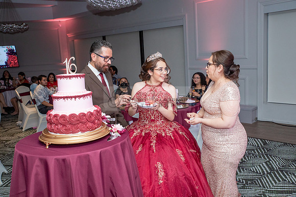 Astrid Cuevas Sweet 16 celebration at Azar Event Center in Whitt