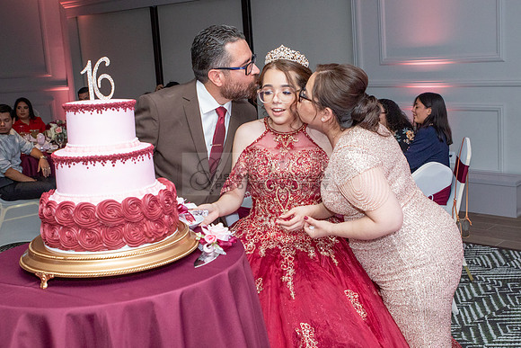 Astrid Cuevas Sweet 16 celebration at Azar Event Center in Whitt