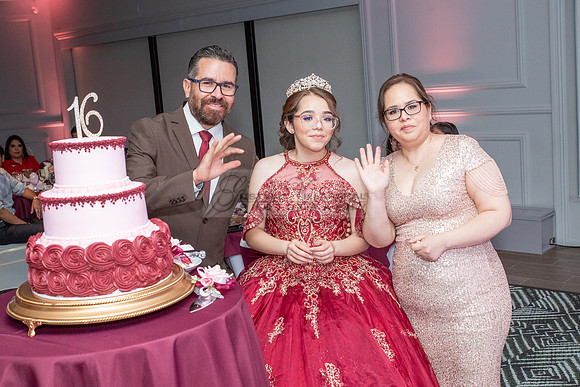 Astrid Cuevas Sweet 16 celebration at Azar Event Center in Whitt