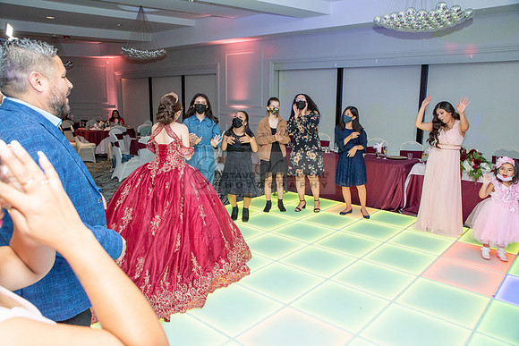 Astrid Cuevas Sweet 16 celebration at Azar Event Center in Whitt