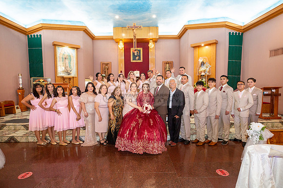 Astrid Cuevas Sweet 16 celebration at Azar Event Center in Whitt