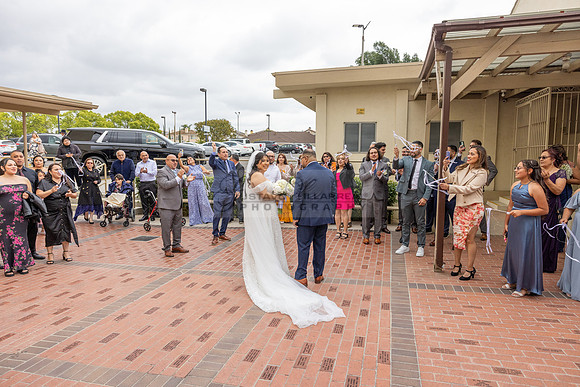 Thalial and Francisco wedding reception at La Mirada Golf course in