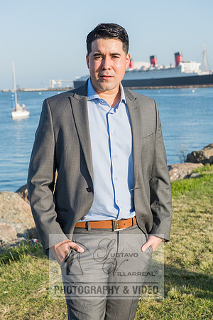 Alejandro and Monique engagement photos at Long beach Harbor Lighthouse, 323-633-8283, www.gustavovillarreal.com