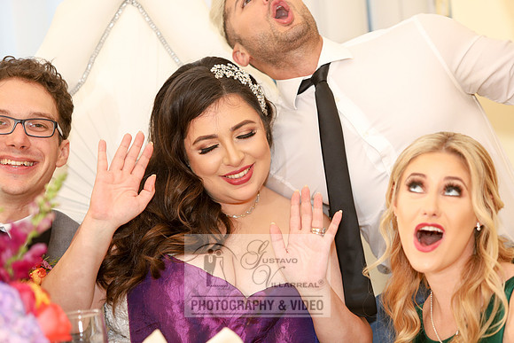 Adam and Jamie wedding photography and video, ceremony, at LA Celebration Banquet hall in Los Angeles Ca, www.gustavovillarrealphotography.com 323-633-8283