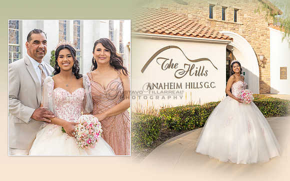 Elyana Ortiz Quinceanera celebration at Anaheim Hills Golf Course in Anaheim Ca, photographer, videographer, weddings, family portrait, Event photographer, Gustavo Villarreal photography 323-633-8283