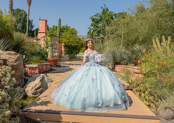 Janelle Ornelas quinceanera photo shoot at the arboretum in Arcadia Ca, Gustavo Villarreal Photography, 323-633-8283, www.gvphotoandvideo.com
