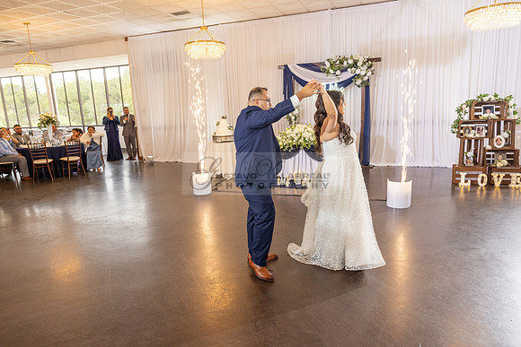 Thalial and Francisco wedding reception at La Mirada Golf course in