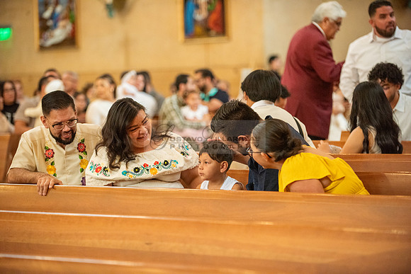 Baptism photographer, videographer at Cathedral of our Lady of Angeles in Los Angeles Ca. Gustavo Villarreal Photography, 323-633-8283, www.gvphotoandvideo.com