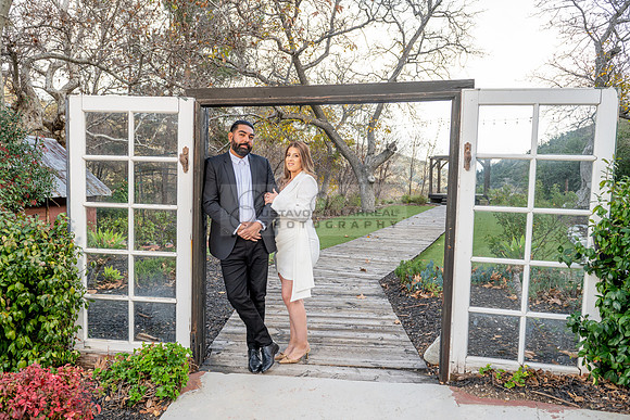 Lourdes and Alberto engagement photo session at Hidden Acres Events, Lytle Creek, California, 323-633-8283