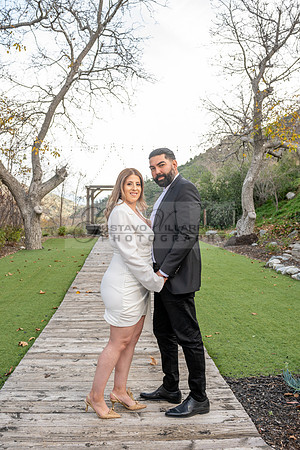 Lourdes and Alberto engagement photo session at Hidden Acres Events, Lytle Creek, California, 323-633-8283