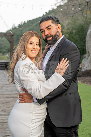 Lourdes and Alberto engagement photo session at Hidden Acres Events, Lytle Creek, California, 323-633-8283