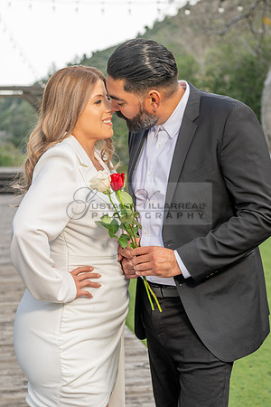 Lourdes and Alberto engagement photo session at Hidden Acres Events, Lytle Creek, California, 323-633-8283