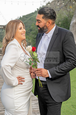Lourdes and Alberto engagement photo session at Hidden Acres Events, Lytle Creek, California, 323-633-8283