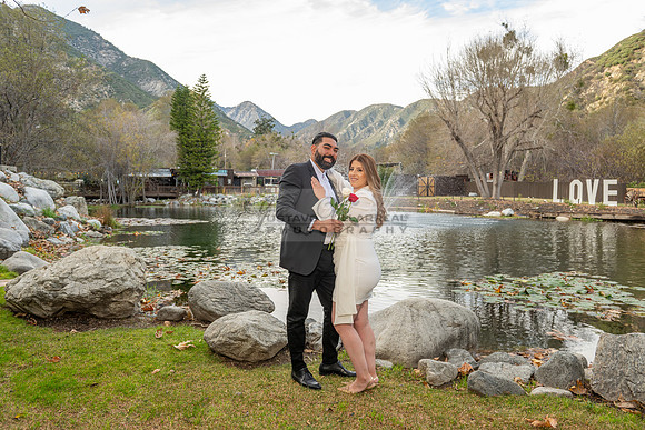 Lourdes and Alberto engagement photo session at Hidden Acres Events, Lytle Creek, California, 323-633-8283