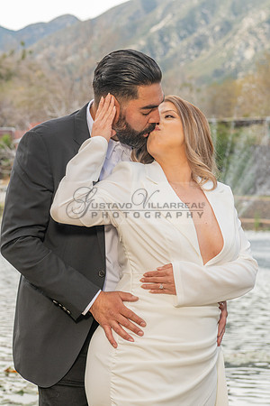Lourdes and Alberto engagement photo session at Hidden Acres Events, Lytle Creek, California, 323-633-8283