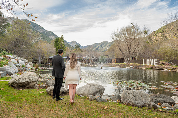 Lourdes and Alberto engagement photo session at Hidden Acres Events, Lytle Creek, California, 323-633-8283