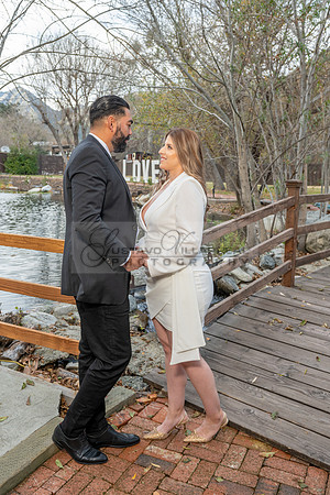 Lourdes and Alberto engagement photo session at Hidden Acres Events, Lytle Creek, California, 323-633-8283