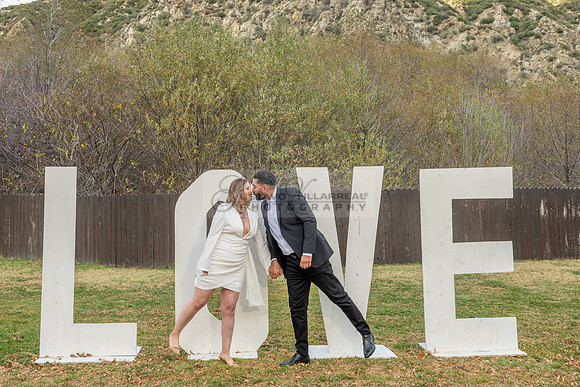 Lourdes and Alberto engagement photo session at Hidden Acres Events, Lytle Creek, California, 323-633-8283