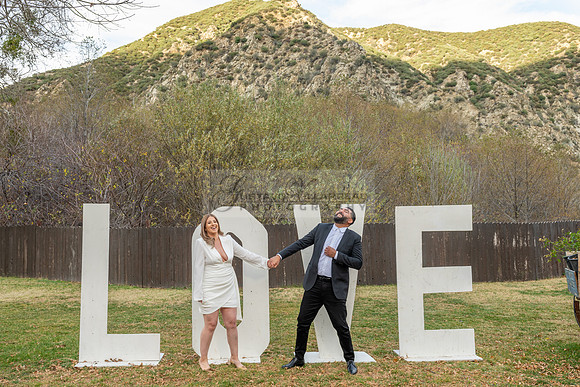 Lourdes and Alberto engagement photo session at Hidden Acres Events, Lytle Creek, California, 323-633-8283