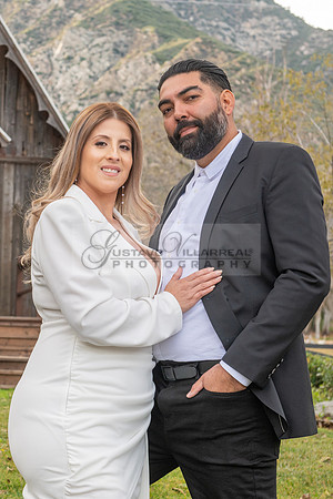 Lourdes and Alberto engagement photo session at Hidden Acres Events, Lytle Creek, California, 323-633-8283