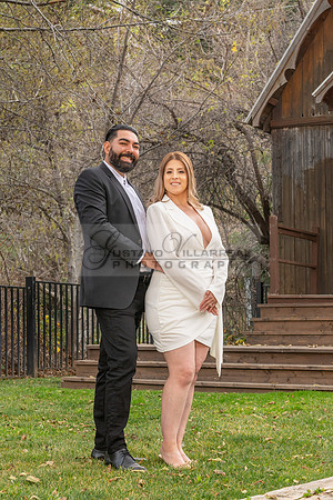 Lourdes and Alberto engagement photo session at Hidden Acres Events, Lytle Creek, California, 323-633-8283