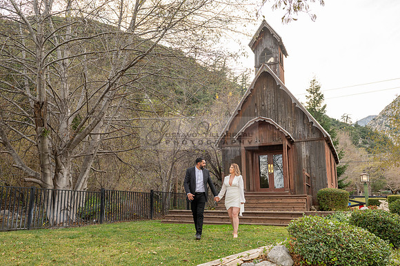 Lourdes and Alberto engagement photo session at Hidden Acres Events, Lytle Creek, California, 323-633-8283