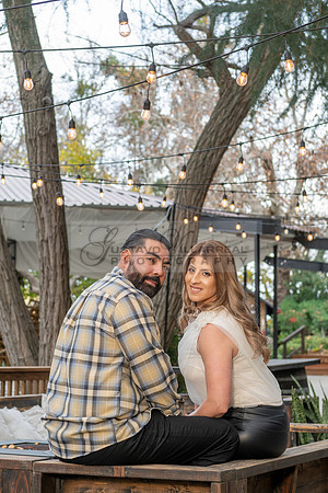 Lourdes and Alberto engagement photo session at Hidden Acres Events, Lytle Creek, California, 323-633-8283