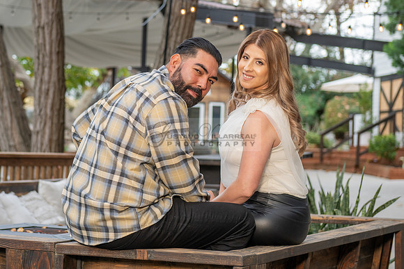 Lourdes and Alberto engagement photo session at Hidden Acres Events, Lytle Creek, California, 323-633-8283