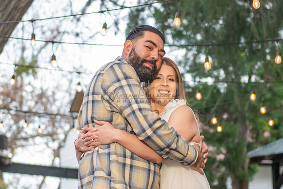 Lourdes and Alberto engagement photo session at Hidden Acres Events, Lytle Creek, California, 323-633-8283