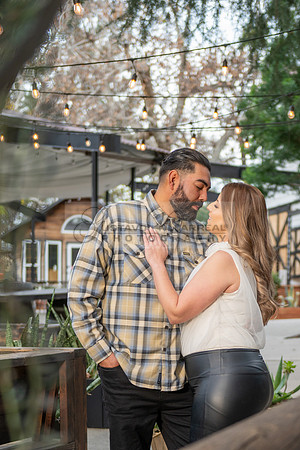Lourdes and Alberto engagement photo session at Hidden Acres Events, Lytle Creek, California, 323-633-8283
