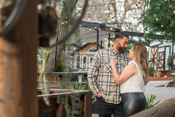 Lourdes and Alberto engagement photo session at Hidden Acres Events, Lytle Creek, California, 323-633-8283
