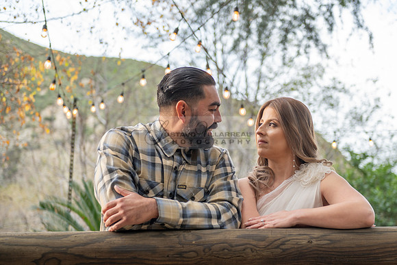 Lourdes and Alberto engagement photo session at Hidden Acres Events, Lytle Creek, California, 323-633-8283