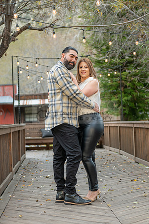 Lourdes and Alberto engagement photo session at Hidden Acres Events, Lytle Creek, California, 323-633-8283