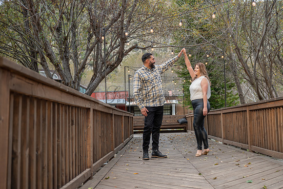 Lourdes and Alberto engagement photo session at Hidden Acres Events, Lytle Creek, California, 323-633-8283