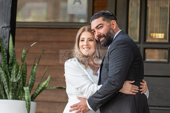 Lourdes and Alberto engagement photo session at Hidden Acres Events, Lytle Creek, California, 323-633-8283