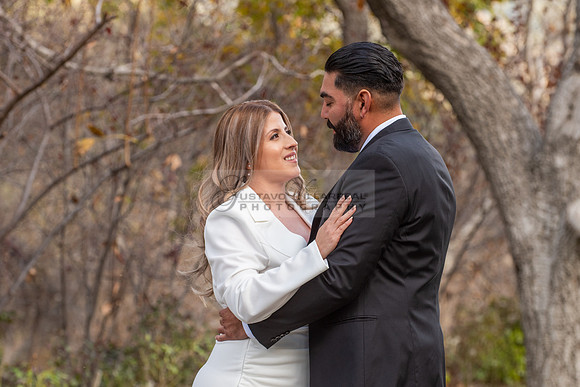 Lourdes and Alberto engagement photo session at Hidden Acres Events, Lytle Creek, California, 323-633-8283
