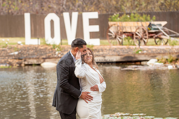 Lourdes and Alberto engagement photo session at Hidden Acres Events, Lytle Creek, California, 323-633-8283