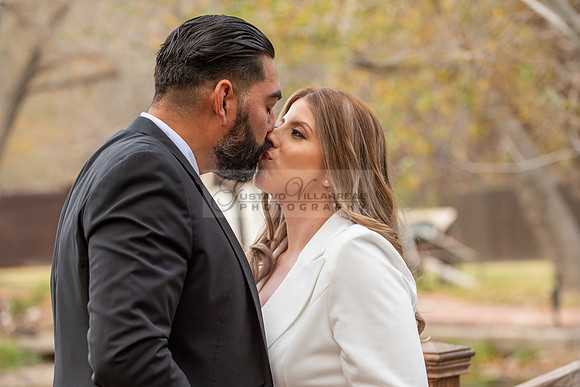 Lourdes and Alberto engagement photo session at Hidden Acres Events, Lytle Creek, California, 323-633-8283